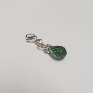 Origami Owl Green Crystal Pendant